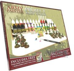 The Army Painter Model Paint Stand and Paint Brush Holder - Dropper Bottle Rack for Paint Storage with Brush Organizer - Project